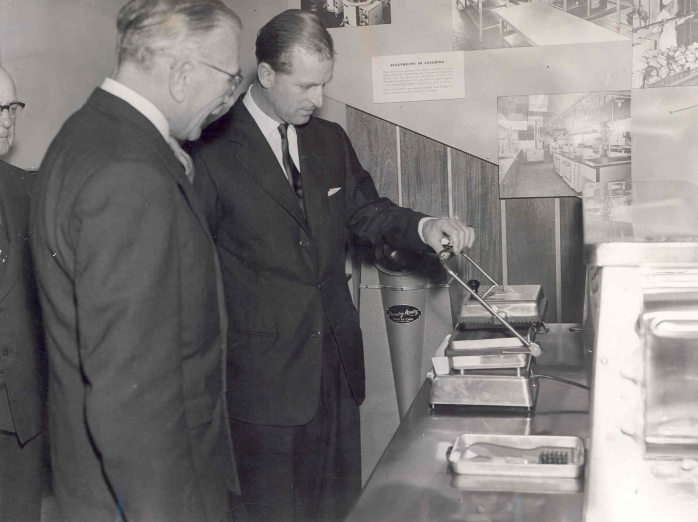 1957 – HRH Prince Philip Duke of Edinburgh becomes patron of the Building Centre, 26 Store Street © Building Centre