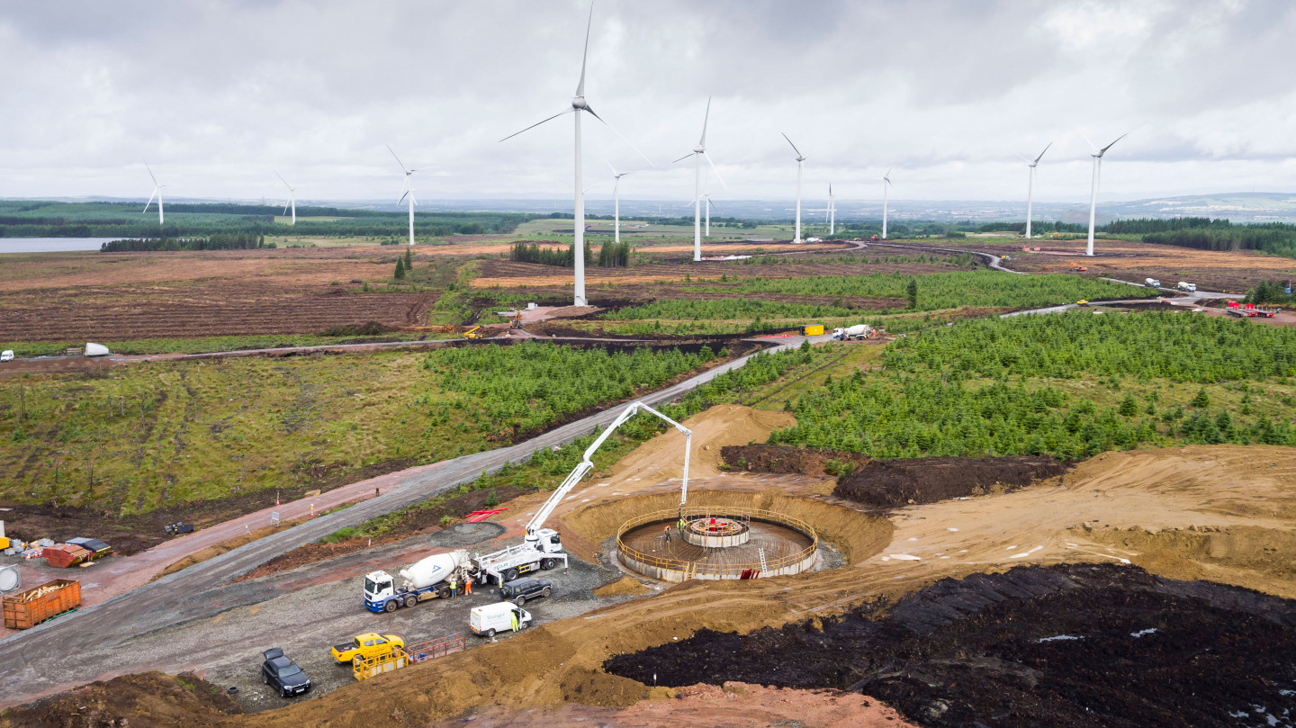 Aggregate Industries Provides a Swift Solution for Harburnhead Windfarm
