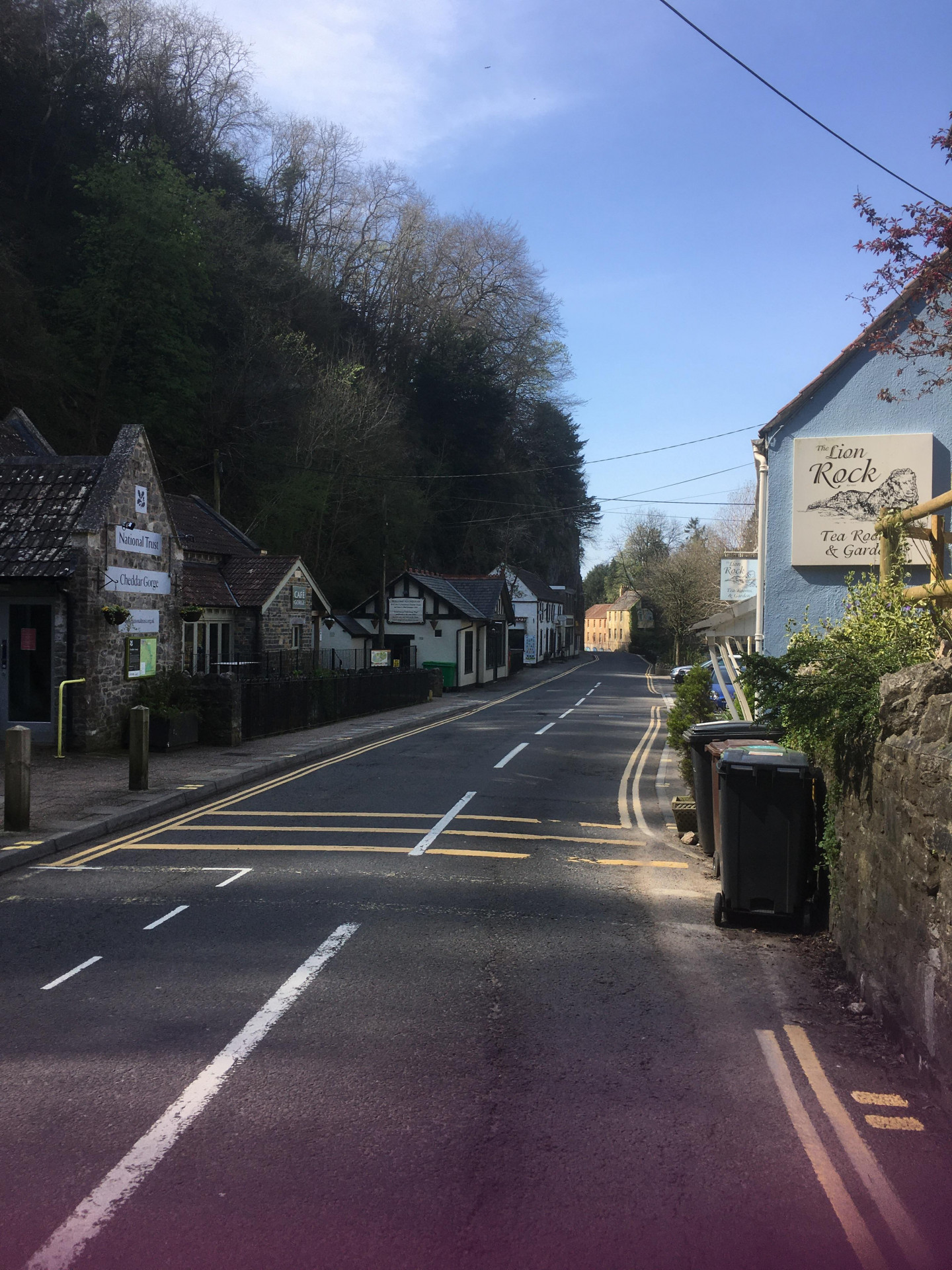 Cheddar Gorge on 9 April - normally a huge weekend in the tourist year
 © Helen Batt