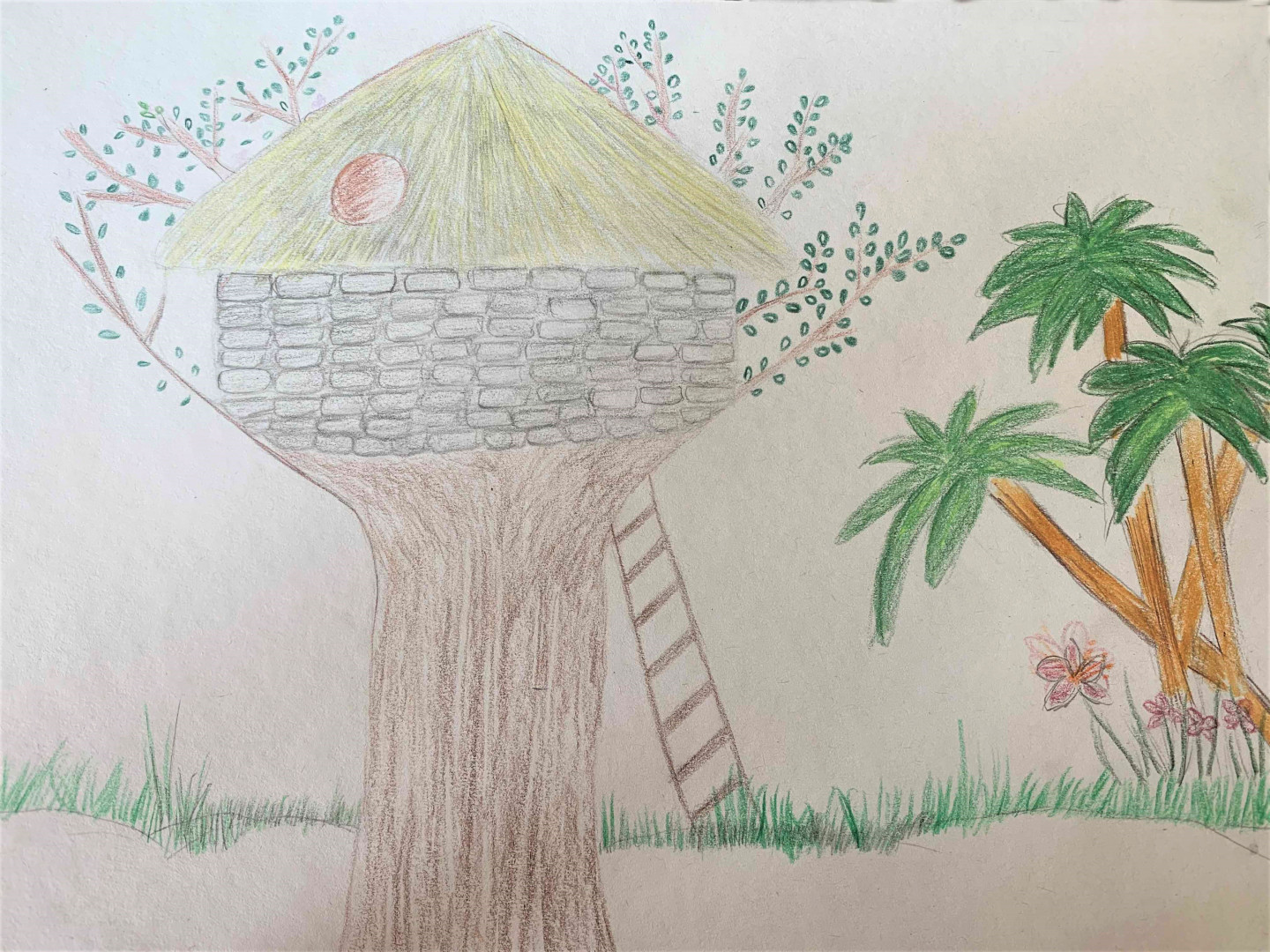 MAYA, AGE 10. A home for Maia from Into the River by Eve Ibbotson, and one of my favourite characters. This is a tree house for Maia - the main character from Into the River Sea by Eva Ibbotson. Maia is an orphan who is adopted by distant relatives in the Brazilian Amazon at the time of the rubber boom. Her relatives are horrid but she makes a friend and loves the Amazon. This is the kind of house she would like - above ground to get a great view and be near the birds and monkeys, and away from the horrid family. It’s made of sustainable materials she can find in the jungle, mud bricks, a straw or dried grass roof, a rope and wood ladder to get her up and down.