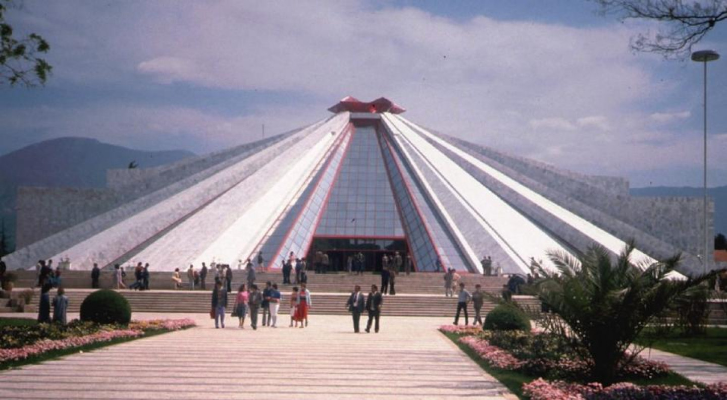 Pyramid of Tirana before © Genti Onuzi (City of Tirana)