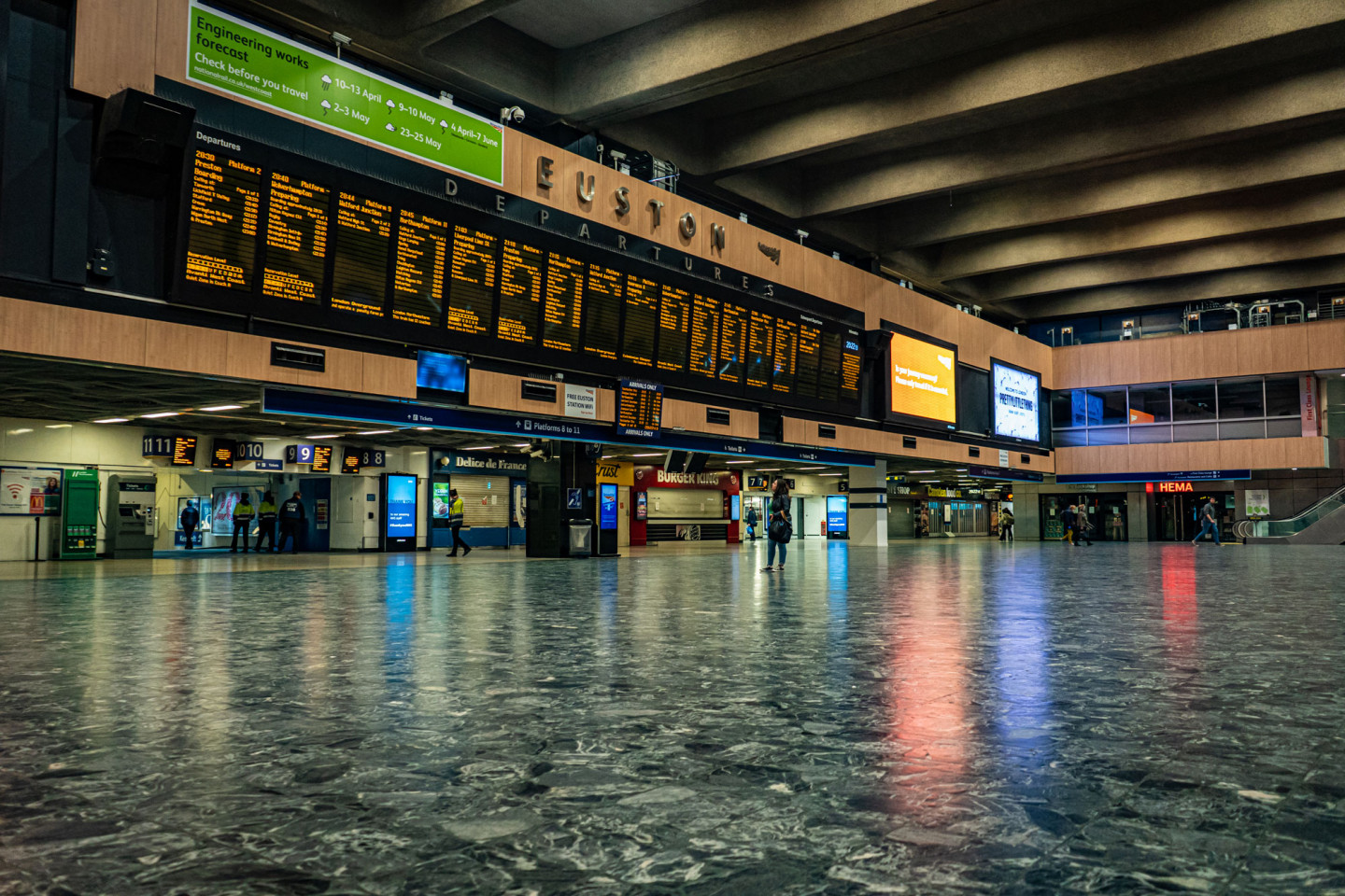 Euston Station May 4th, 09.45am © Richard Lawrence